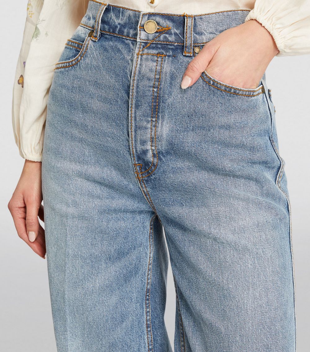 High-Rise Wide-Leg Jeans