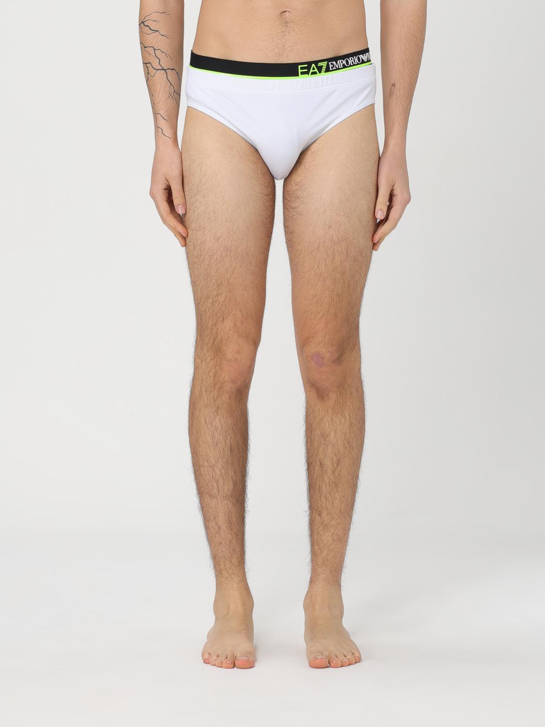 Swimsuit Men color White