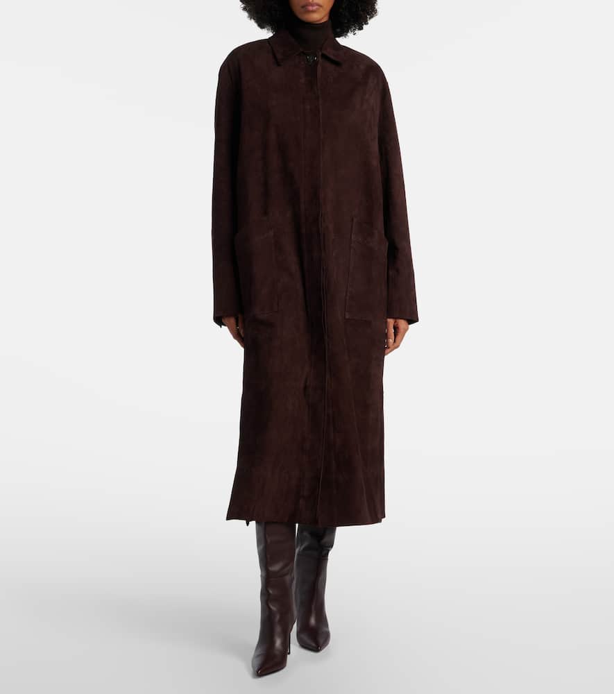 Suede coat