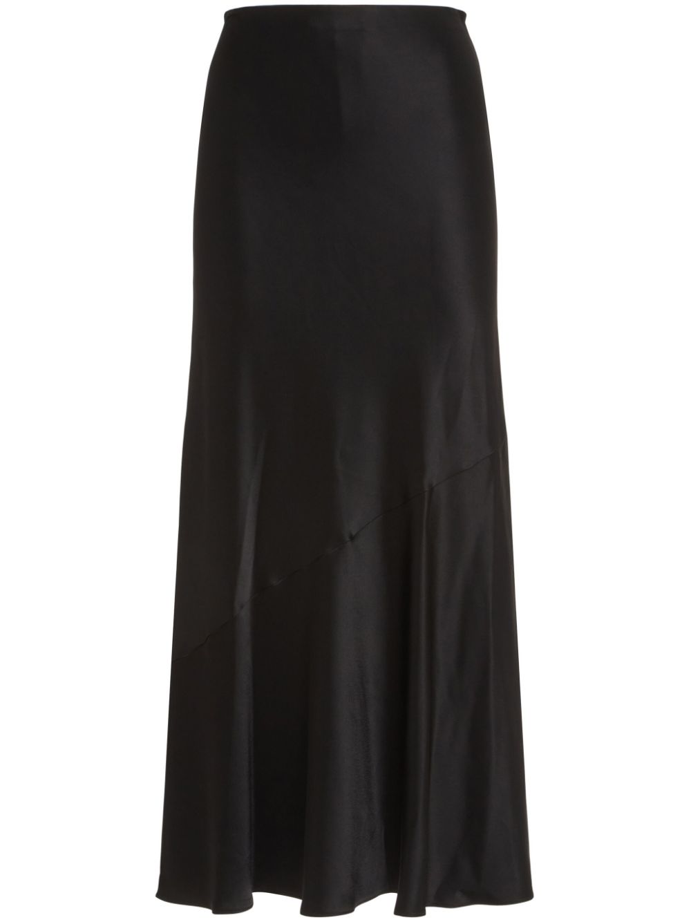 Satin skirt - Black