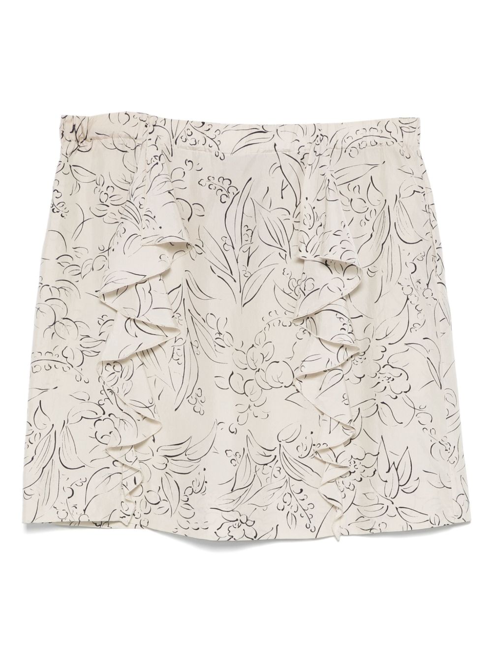 2010s silk skirt - Neutrals