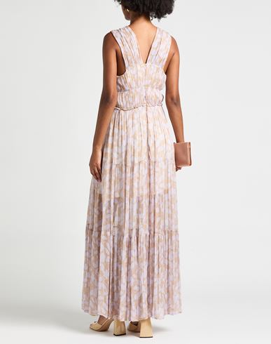 Woman Maxi dress Lilac Size 6 Viscose