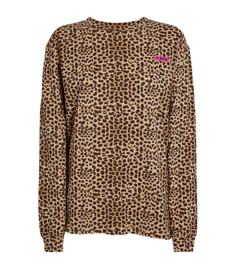 P.E 네이션 여성 Power Up Long-Sleeved T-Shirt