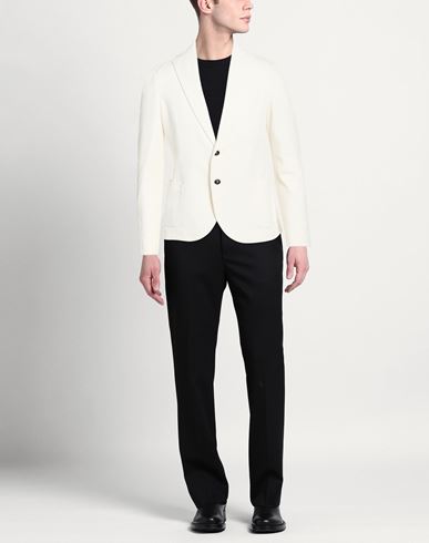Man Blazer White Size 36 Cotton