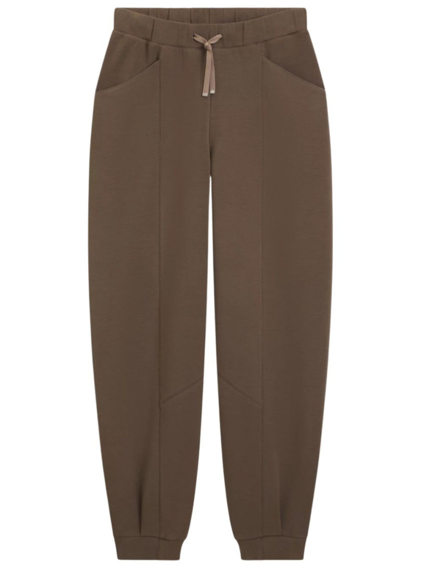 Brown Relax-fit Pants