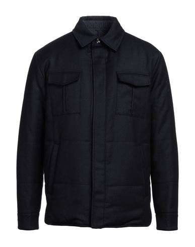 Man Jacket Midnight blue Size 36 Polyester