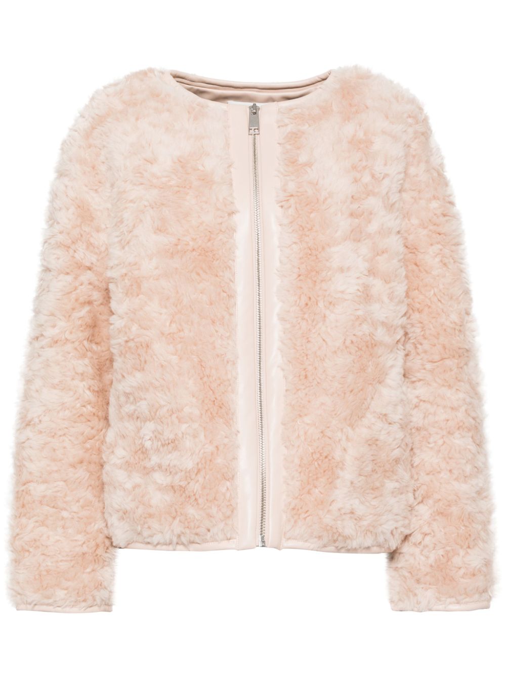 Faux-fur jacket - Neutrals