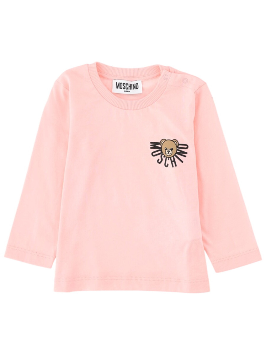 Baby Girls Pink Logo Sweatshirt