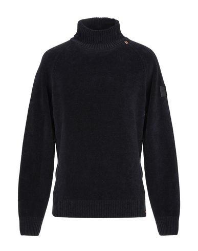 Man Turtleneck Midnight blue Size XXL Viscose, Cotton, Acrylic, Virgin Wool