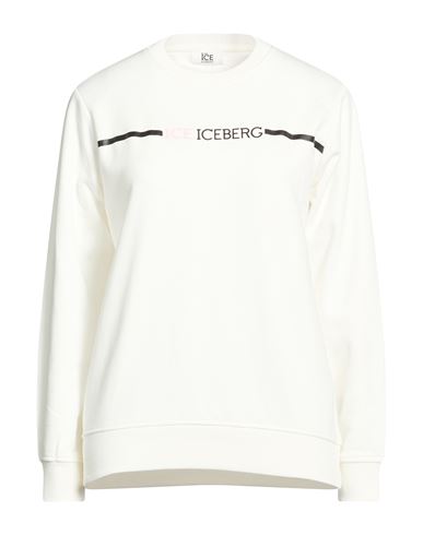 Woman Sweatshirt White Size S Cotton