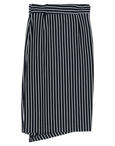 Woman Midi skirt Midnight blue Size 10 Viscose, Polyester, Elastane