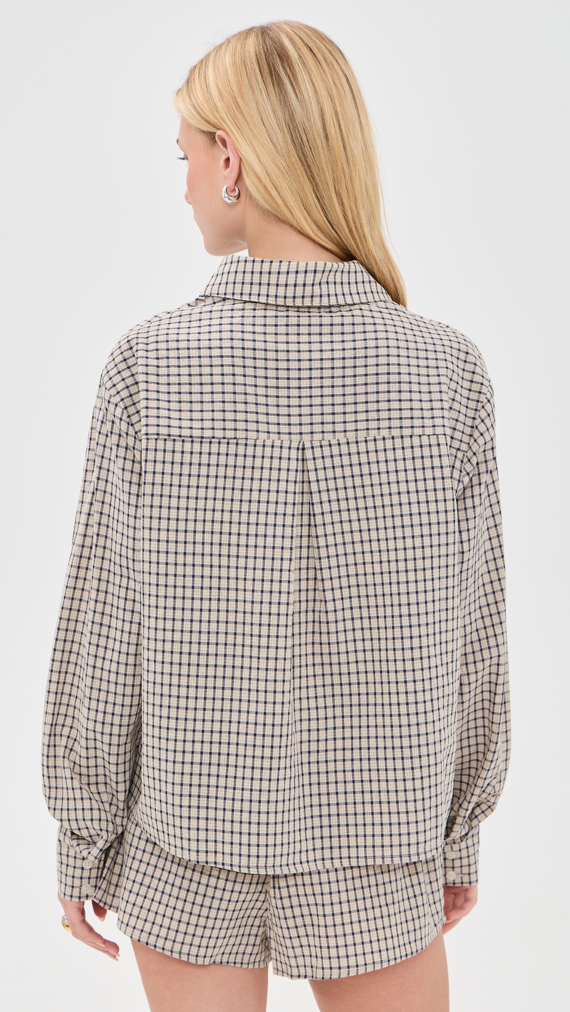 Nirvana Shirt Vintage Beige Plaid