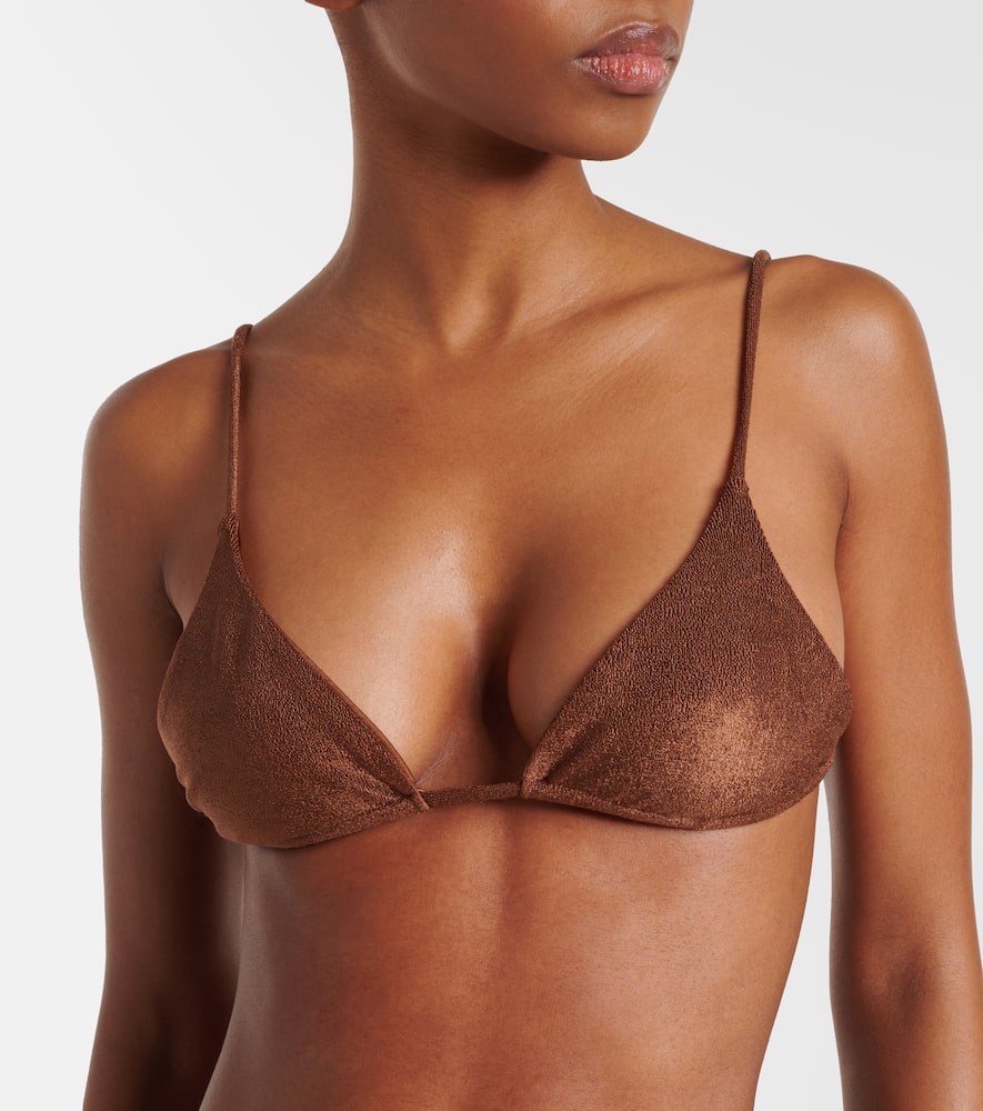 Via terry bikini top
