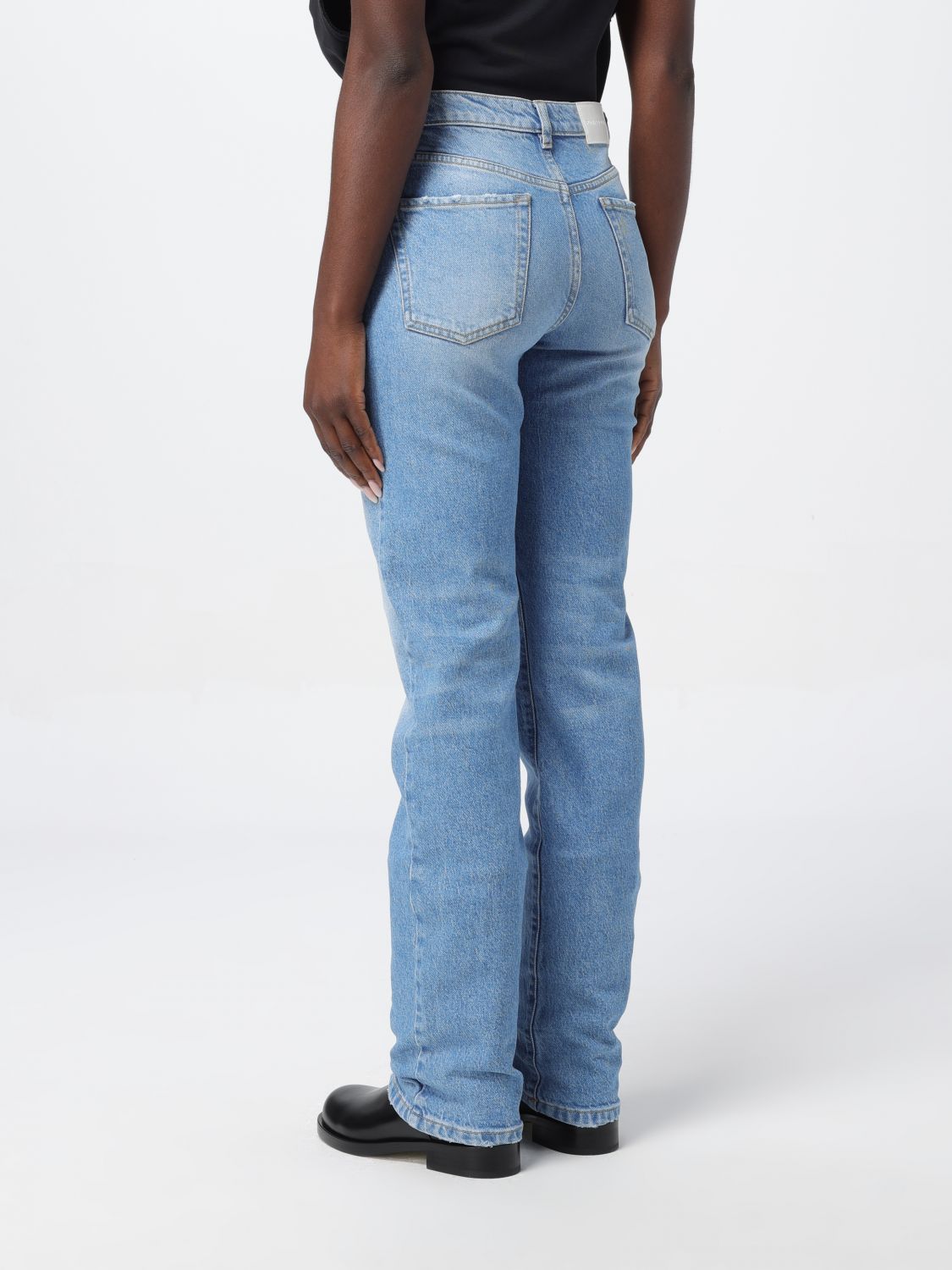 Pants Woman color Denim