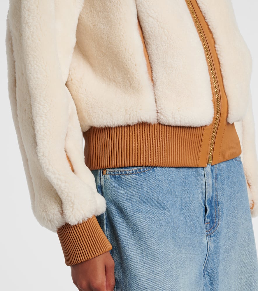 Story shearling bomber jacket