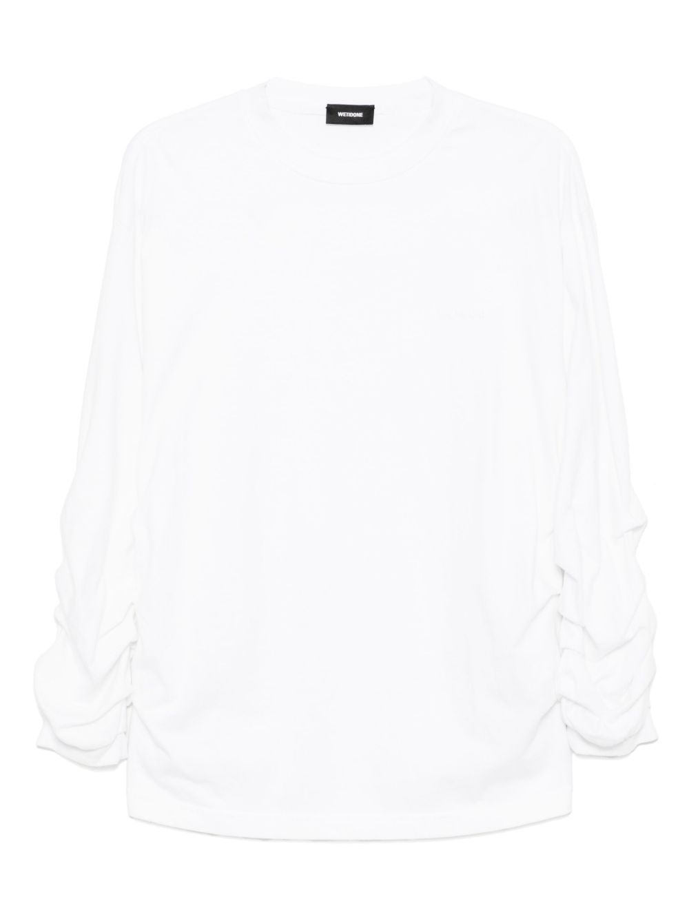 We11done logo-embroidered T-shirt - White