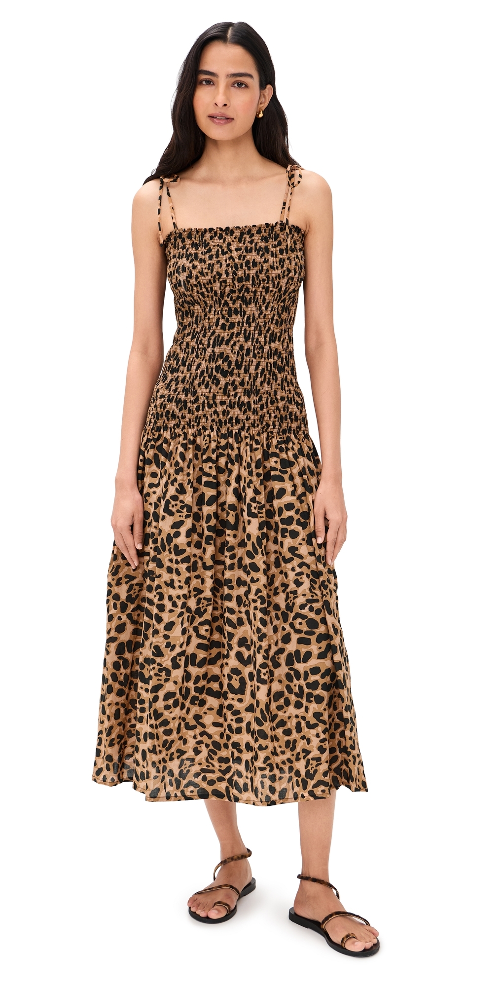 Juliette Dress Leopard Cotton One Size