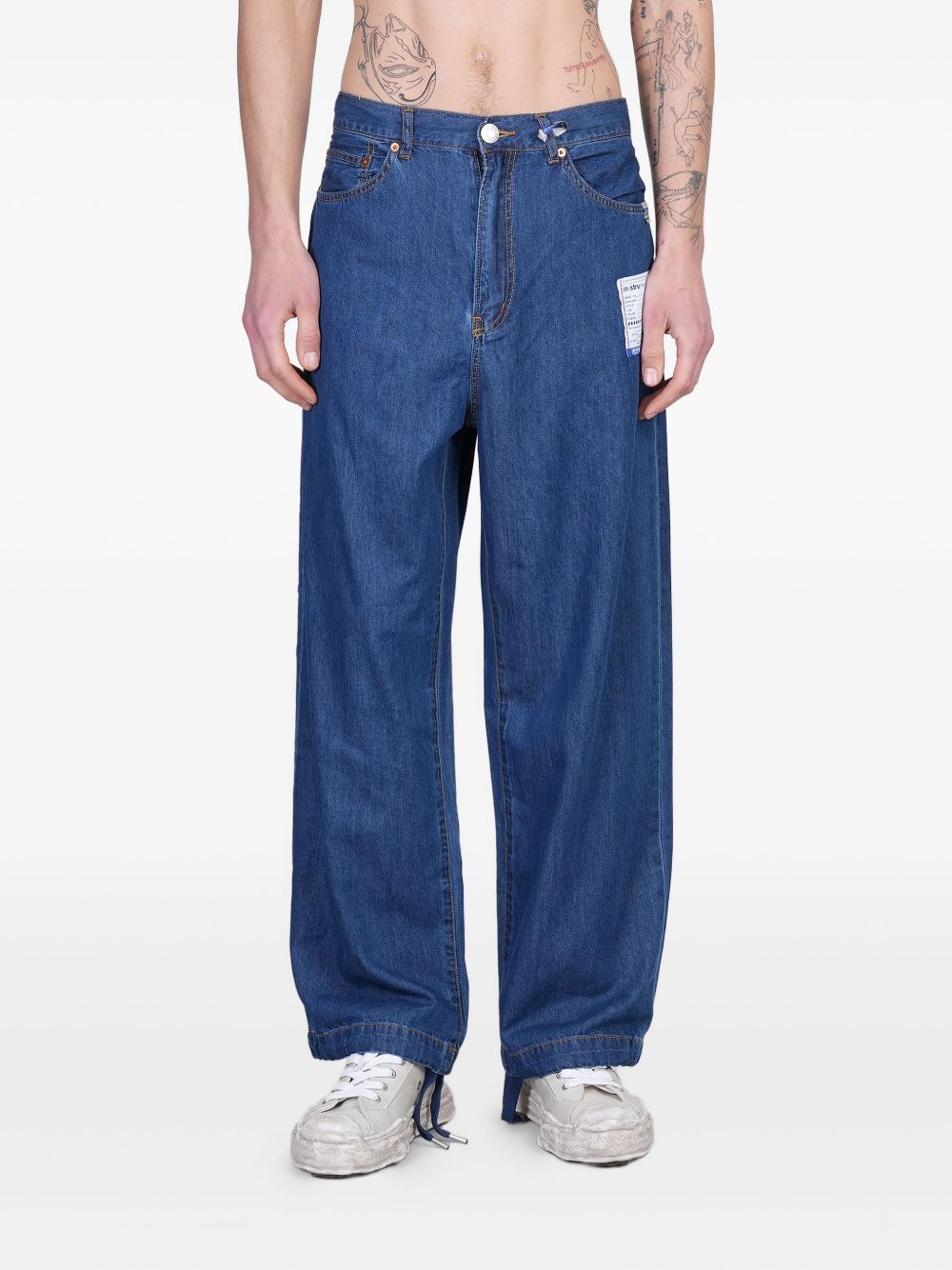 Maison MIHARA YASUHIRO patch-detail jeans - Blue