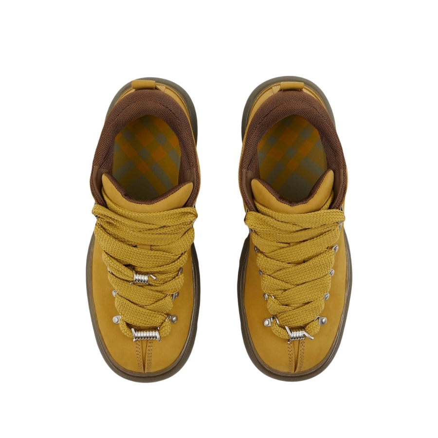Manilla Nubuck Lace-Up Trek Boots