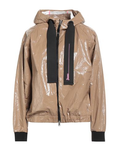 Woman Jacket Camel Size 4 Polyethylene