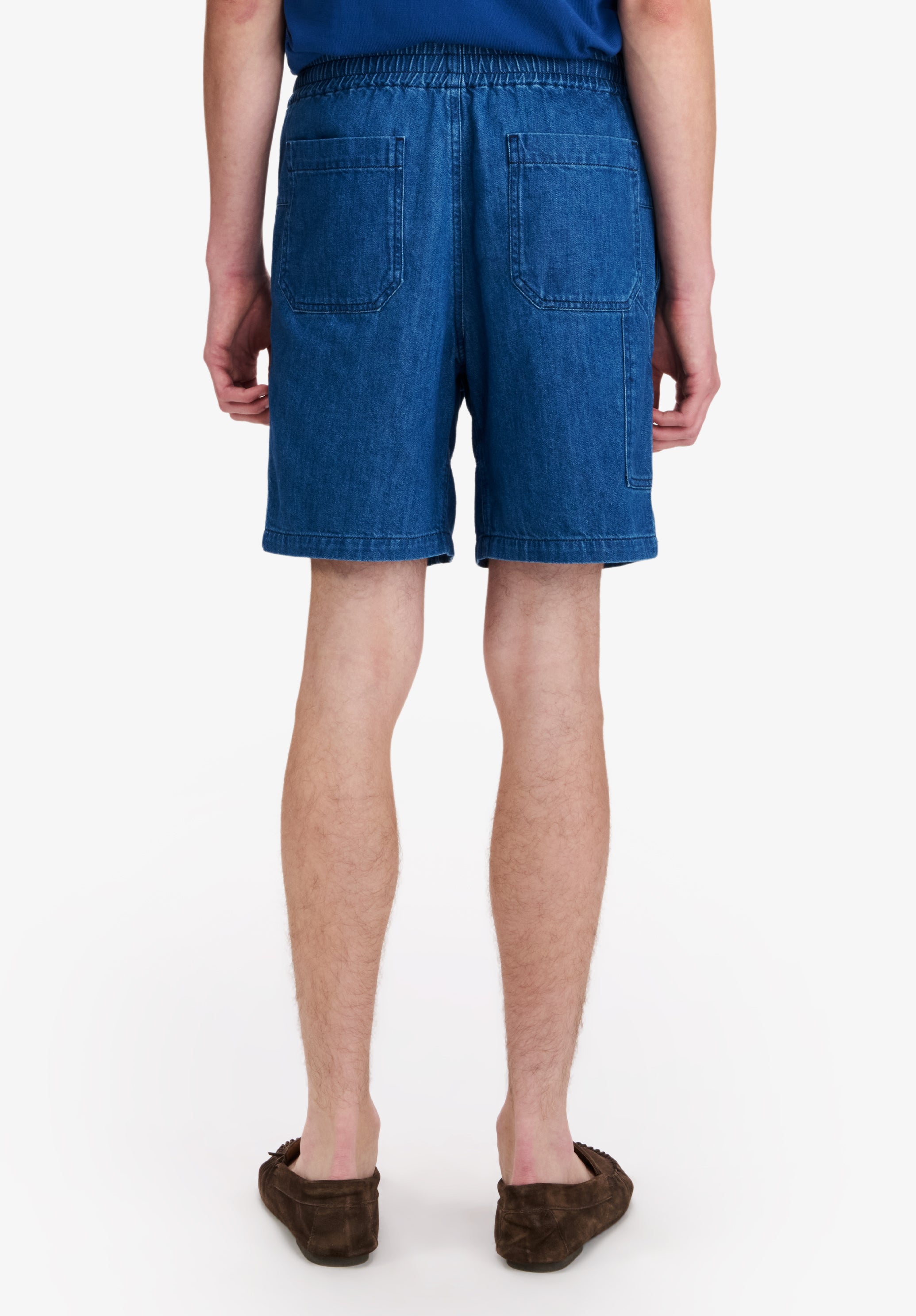 A. P.C. Men's Norris Shorts Size: Small in Blue