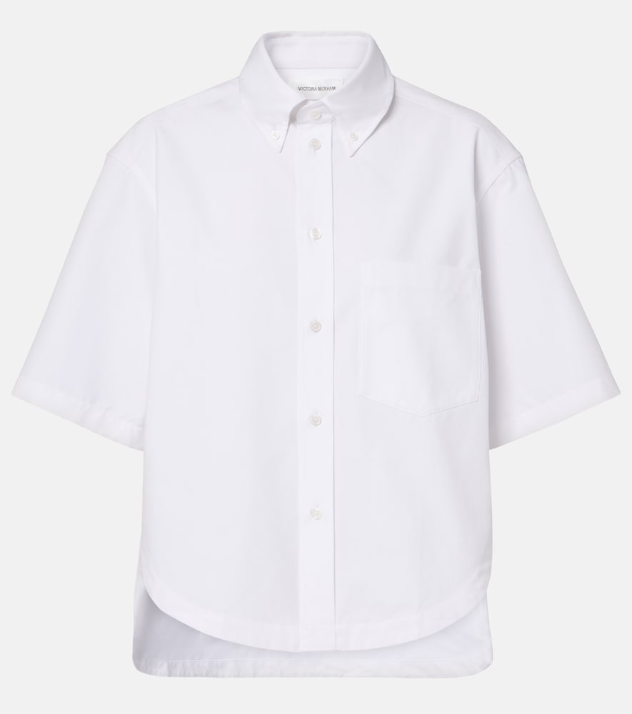 Oversized cotton shirt