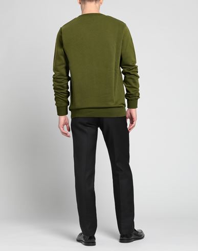 Man Sweatshirt Military green Size S Cotton, Polyester