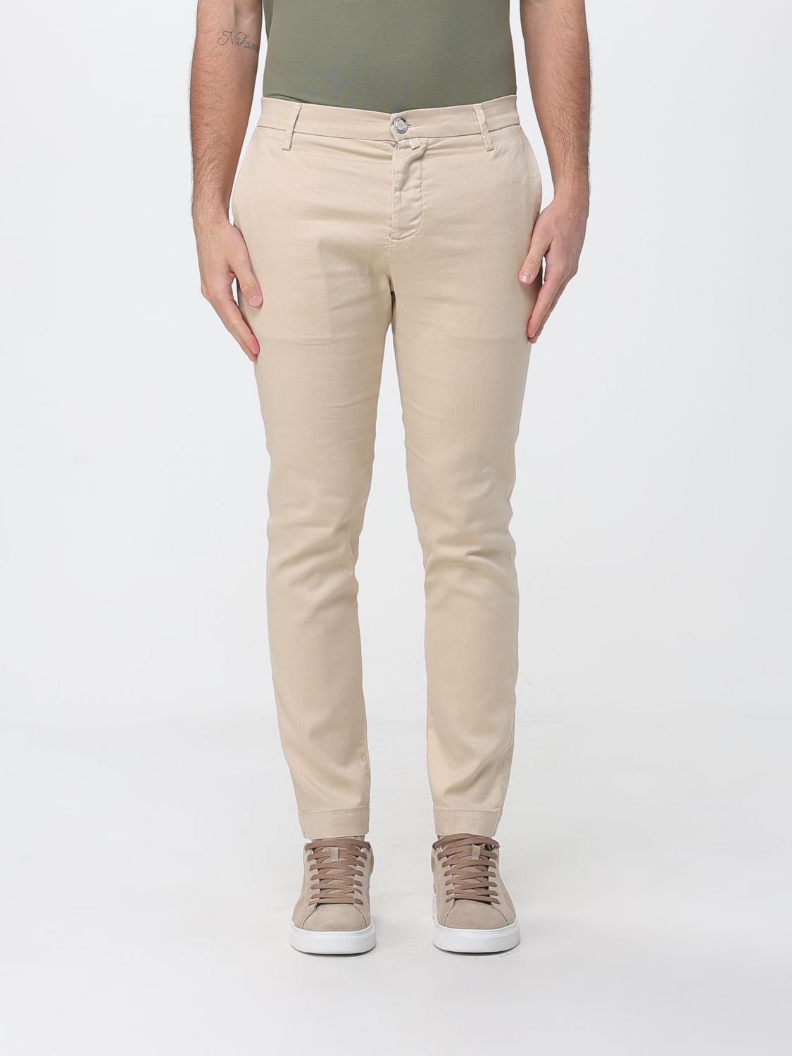 Pants Men color Beige
