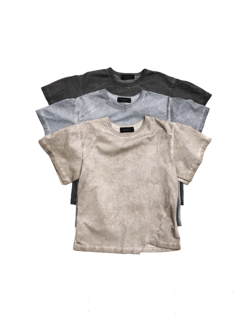 Dust Layered Half T-Shirt