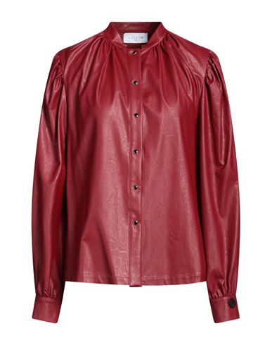 Woman Shirt Brick Size 2 Polyurethane, Viscose