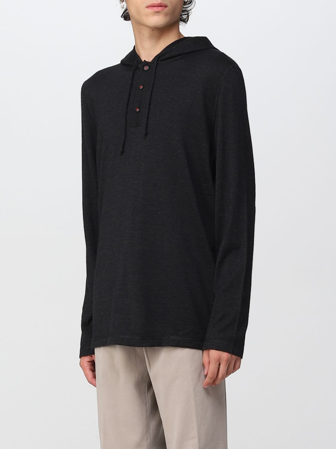 Sweater Men color Charcoal