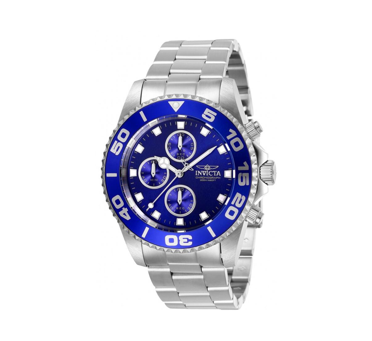 Men's 28690 Pro Diver Quartz Multifunction Dial Watch - Stainless steel