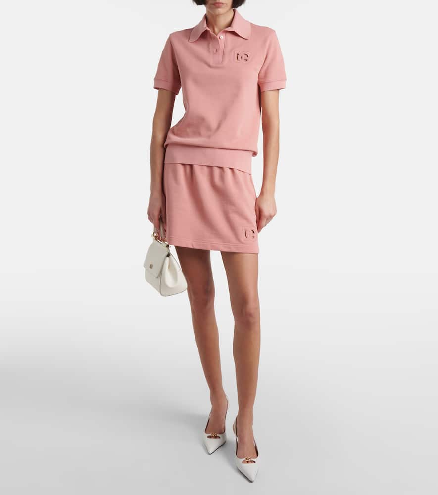 Cotton miniskirt
