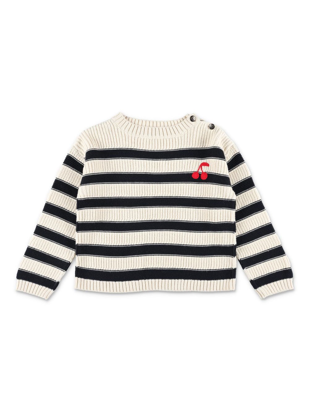 Striped sweater - White