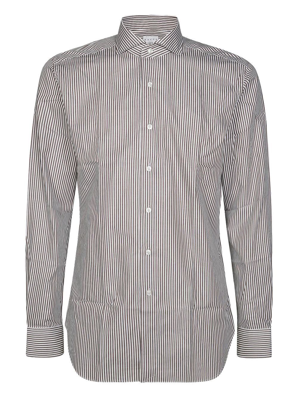 Xacus striped shirt - Brown