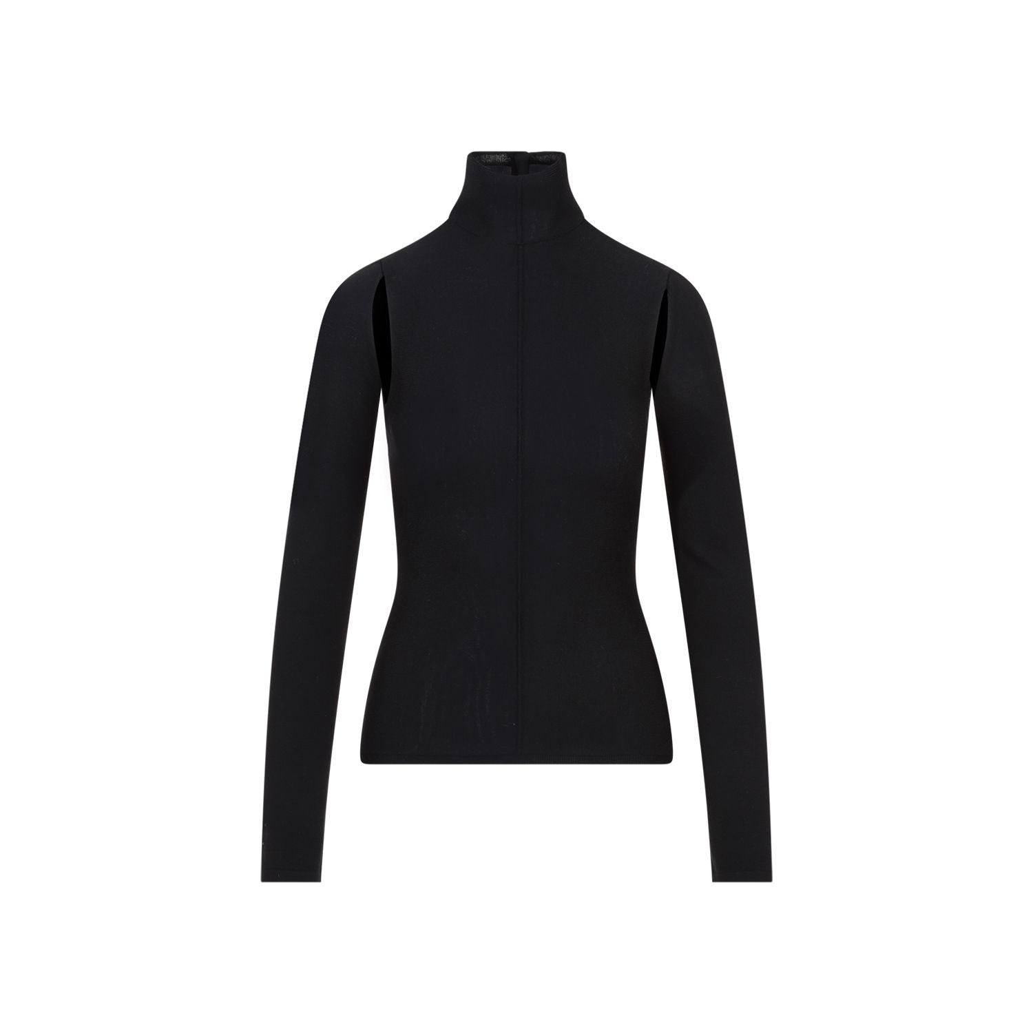 Marlowe Cutout Open-back Merino Wool Top