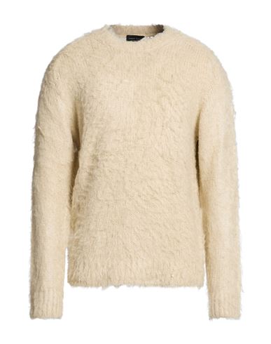 Man Sweater Ivory Size 42 Silk