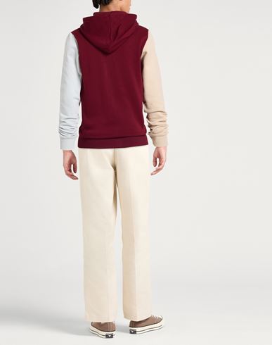 Man Sweatshirt Burgundy Size L Cotton