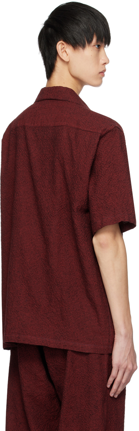 ABAGA VELLI Red Palm Shirt