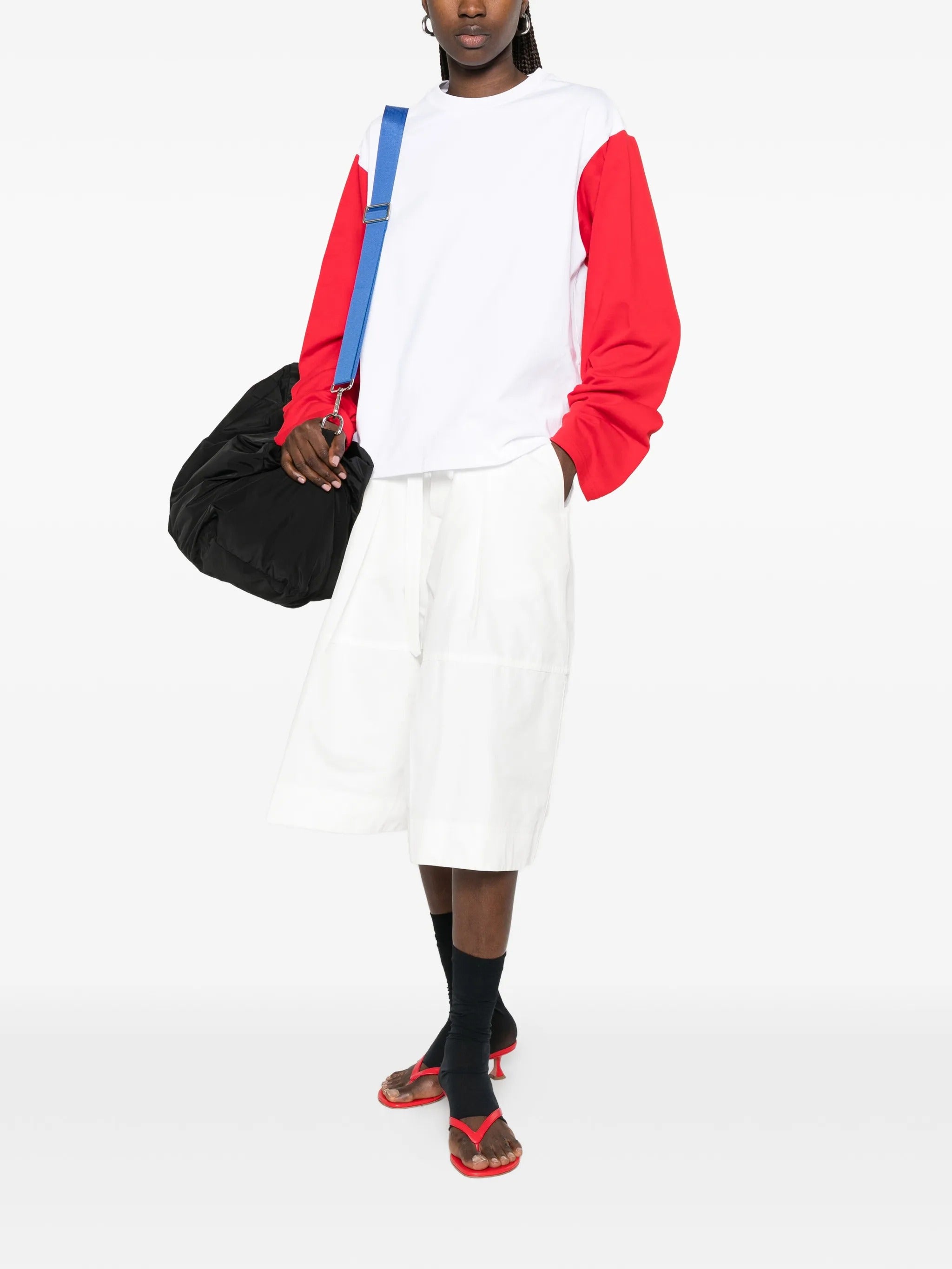 Lii Contrast Long Sleeve T Shirt