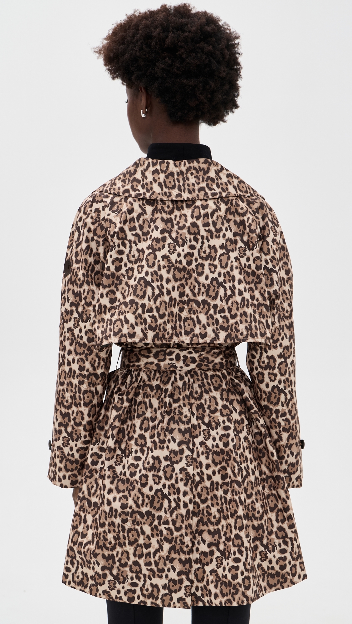 Tecla Trench Coat Leopard