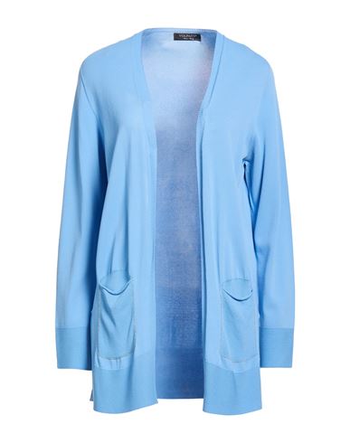 Woman Cardigan Azure Size 12 Viscose, Polyamide