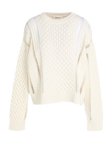 Woman Sweater Ivory Size M Wool, Acrylic, Polyamide