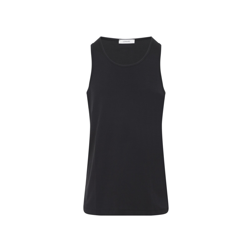Blue Sleeveless Cotton Tank Top