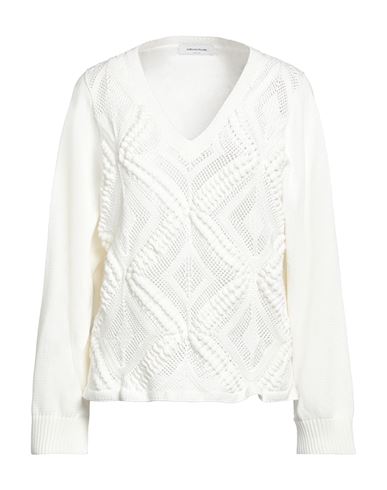 Fabiana Filippi Woman Sweater White Size 6 Cotton