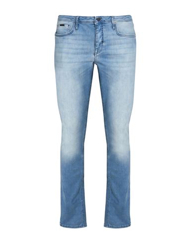 Man Jeans Blue Size 28 Cotton, Polyester, Elastane