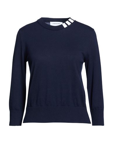 Woman Sweater Navy Size 4 Cotton