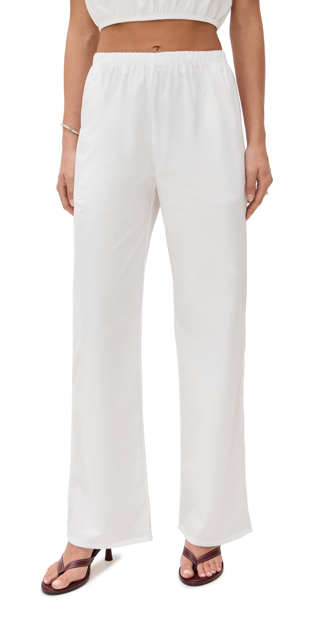 Camille Pants White