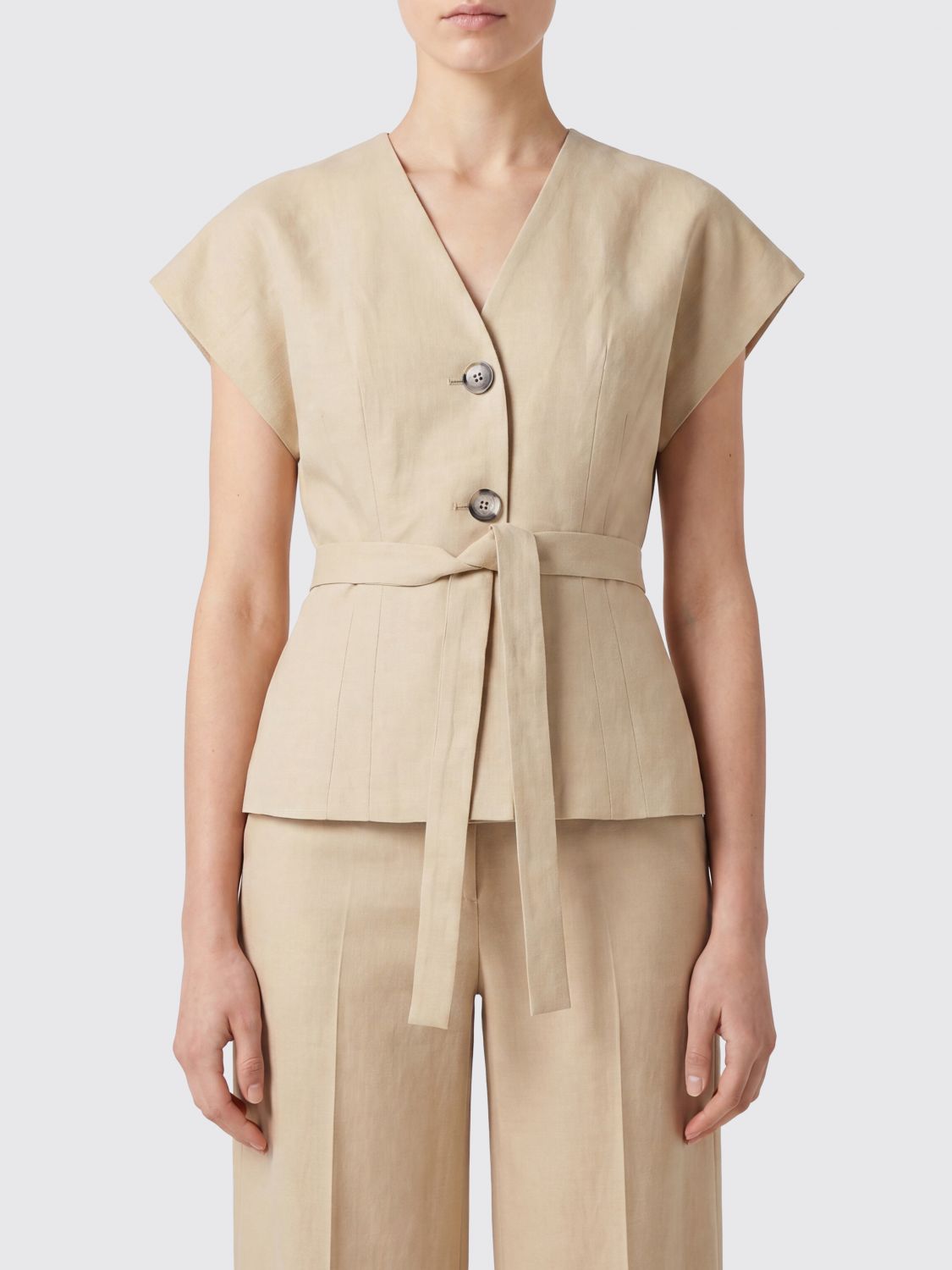 Top Woman color Beige