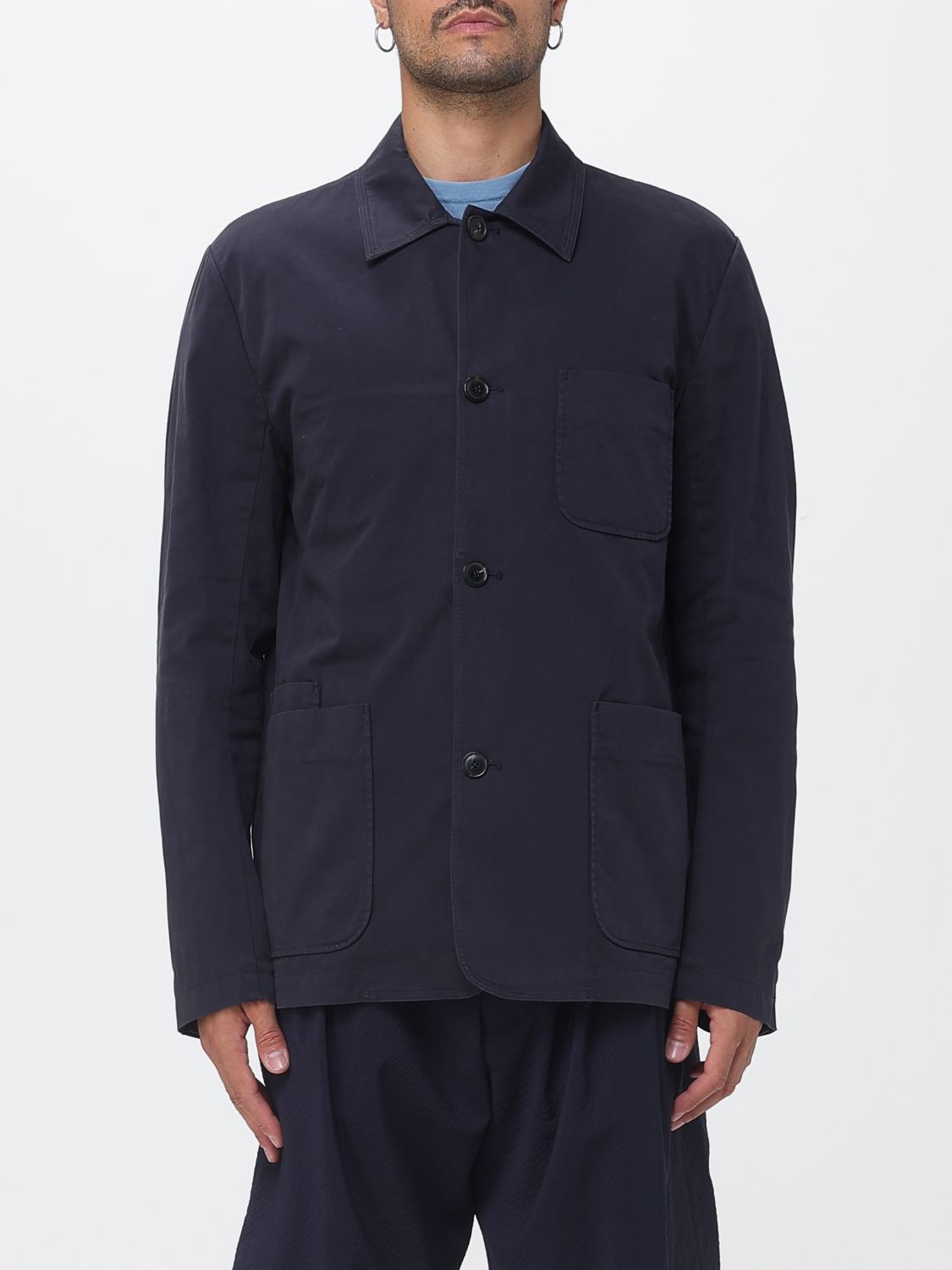 Jacket Men color Blue